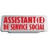 Clip Pare Soleil Assistant(e) de Service Social Rétro-Réfléchissant