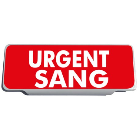 Clip Pare Soleil Urgent Sang Rétro-Réfléchissant